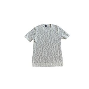Todd Snyder Slubbed Cotton Knit Heather Gray Sz s Preppy Designer Essential